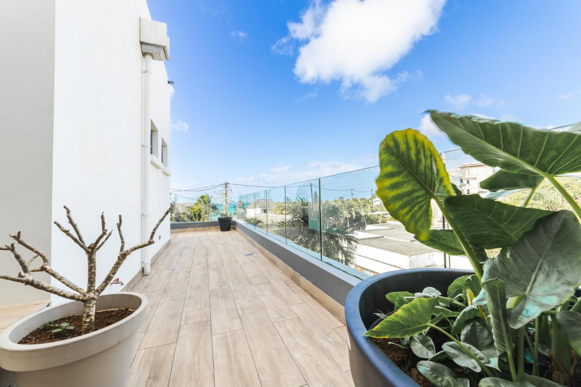 Modern Penthouse - Nautilya Bs1 Daire Grand-Baie Dış mekan fotoğraf